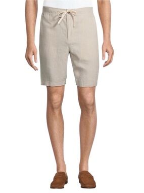 Vince Men’s 100% Hemp Lightweight Shorts XL Beige Drawstring Style#M5156-2629
